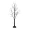 4ft. Orange & Purple LED Pre-Lit Halloween Deluxe Black Twig Artificial Fall Tree